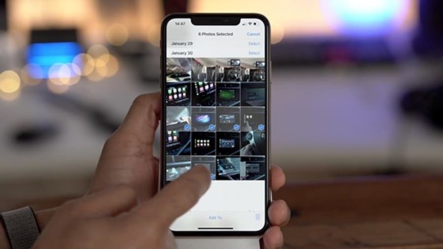 Chọn/bỏ chọn nhiều ảnh Chọn/bỏ chọn nhiều ảnh