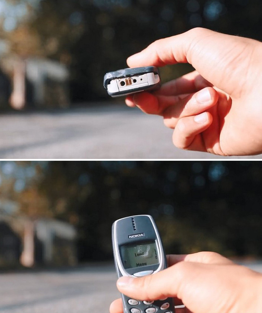 Đọ độ bền giữa Galaxy Note 10 và Nokia 3310 bằng việc thả rơi từ độ cao hơn 300 mét - Hình 4 Đọ độ bền giữa Galaxy Note 10 và Nokia 3310 bằng việc thả rơi từ độ cao hơn 300 mét - Hình 4