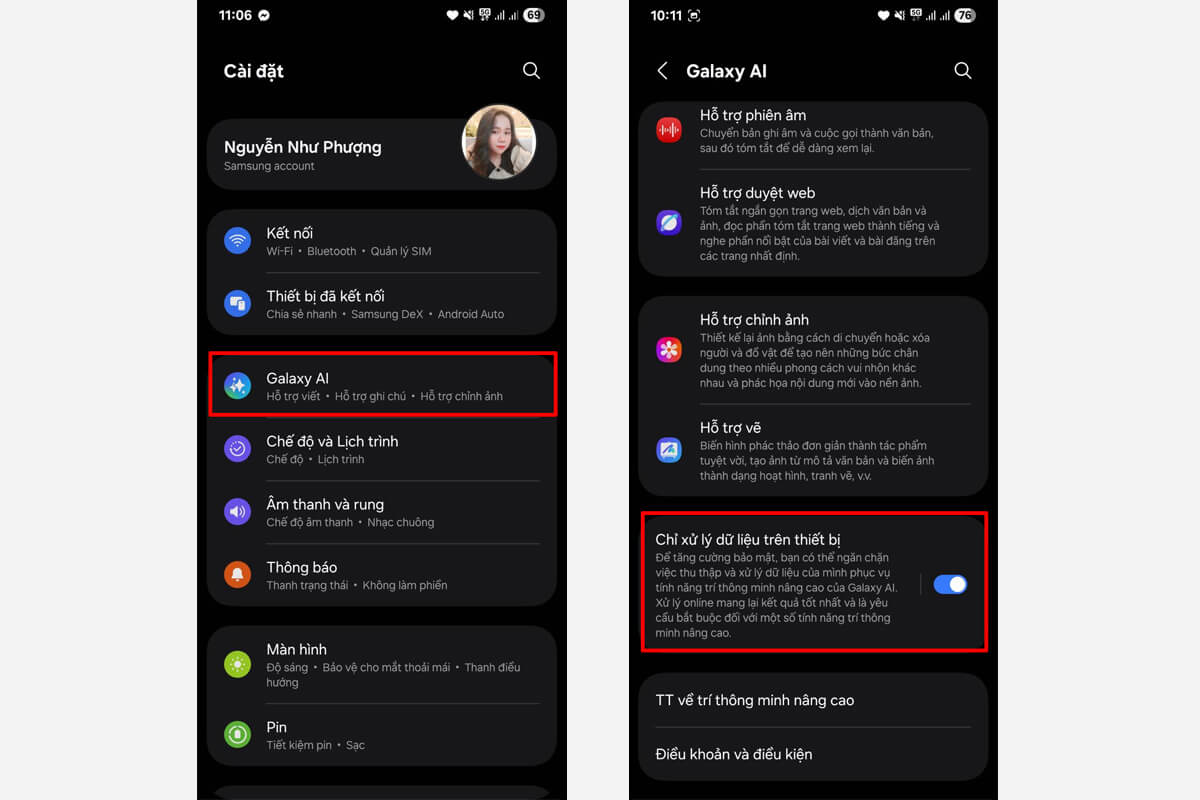 4 tính năng bảo mật trên điện thoại Samsung giúp bạn miễn nhiễm lừa đảo, rò rỉ dữ liệu - Hình 1 AI Privacy 360°