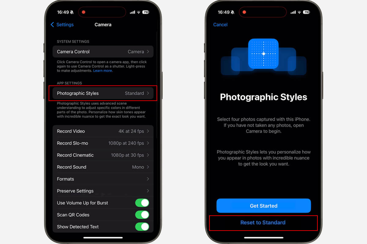 Cài đặt camera iPhone - Hình 3