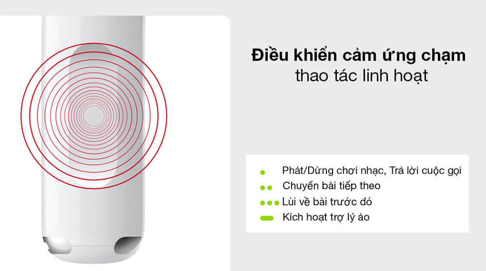Tai nghe Apple AirPods 3 - Điều khiển bằng cảm ứng chạm
