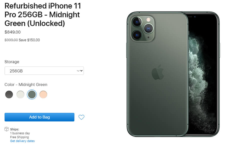 Apple chính thức mở bán iPhone 11, iPhone 11 Pro và 11 Pro Max hàng tân trang với đầy đủ bảo hành - Hình 1 Apple chính thức mở bán iPhone 11, iPhone 11 Pro và 11 Pro Max hàng tân trang với đầy đủ bảo hành - Hình 1