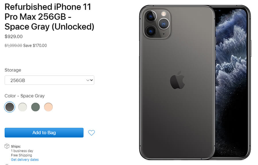 Apple chính thức mở bán iPhone 11, iPhone 11 Pro và 11 Pro Max hàng tân trang với đầy đủ bảo hành - Hình 2 Apple chính thức mở bán iPhone 11, iPhone 11 Pro và 11 Pro Max hàng tân trang với đầy đủ bảo hành - Hình 2