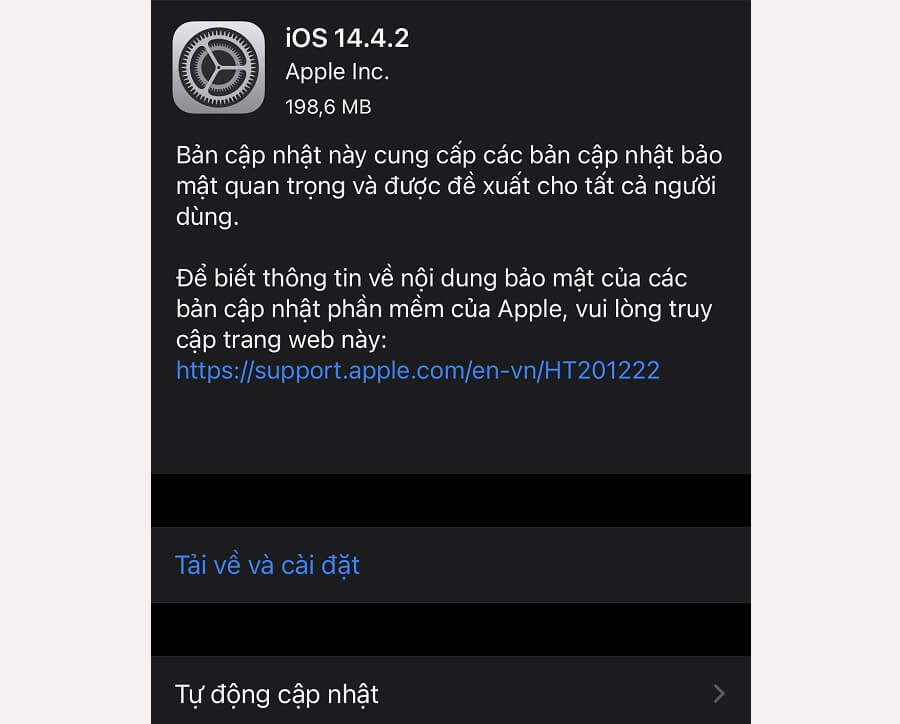 Apple chính thức ra mắt iOS 14.4.2 và iPadOS 14.4.2: Khắc phục lỗ hổng bảo mật quan trọng