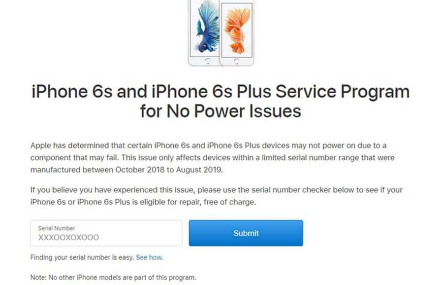 Apple mở chương trình sửa lỗi iPhone 6s và 6s Plus không lên nguồn miễn phí - Hình 2