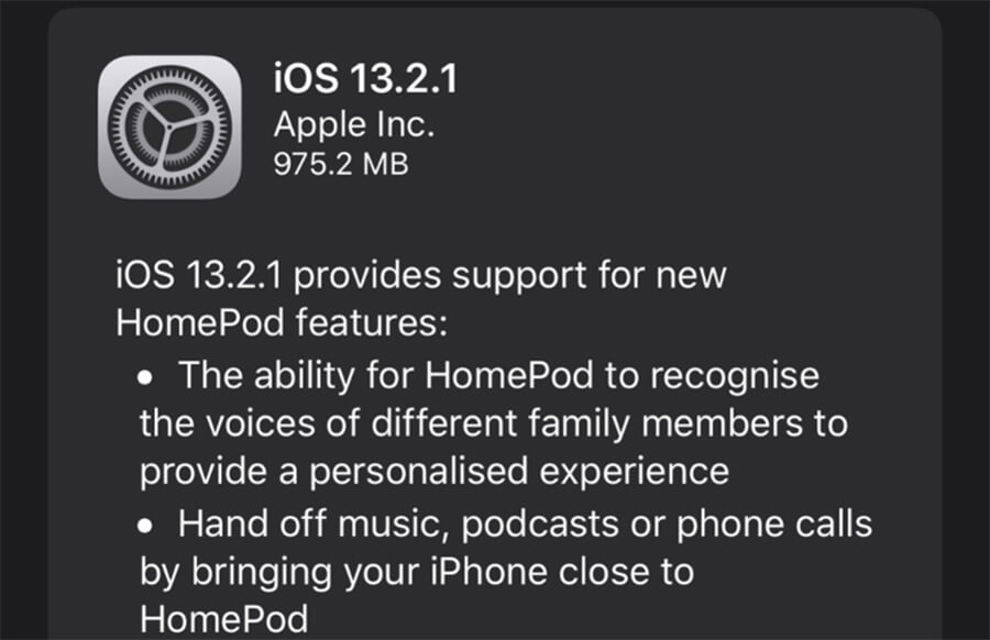 Apple phát hành iOS 13.2.1, khắc phục lỗi "ngớ ngẩn" trên iOS 13.2 - Hình 2