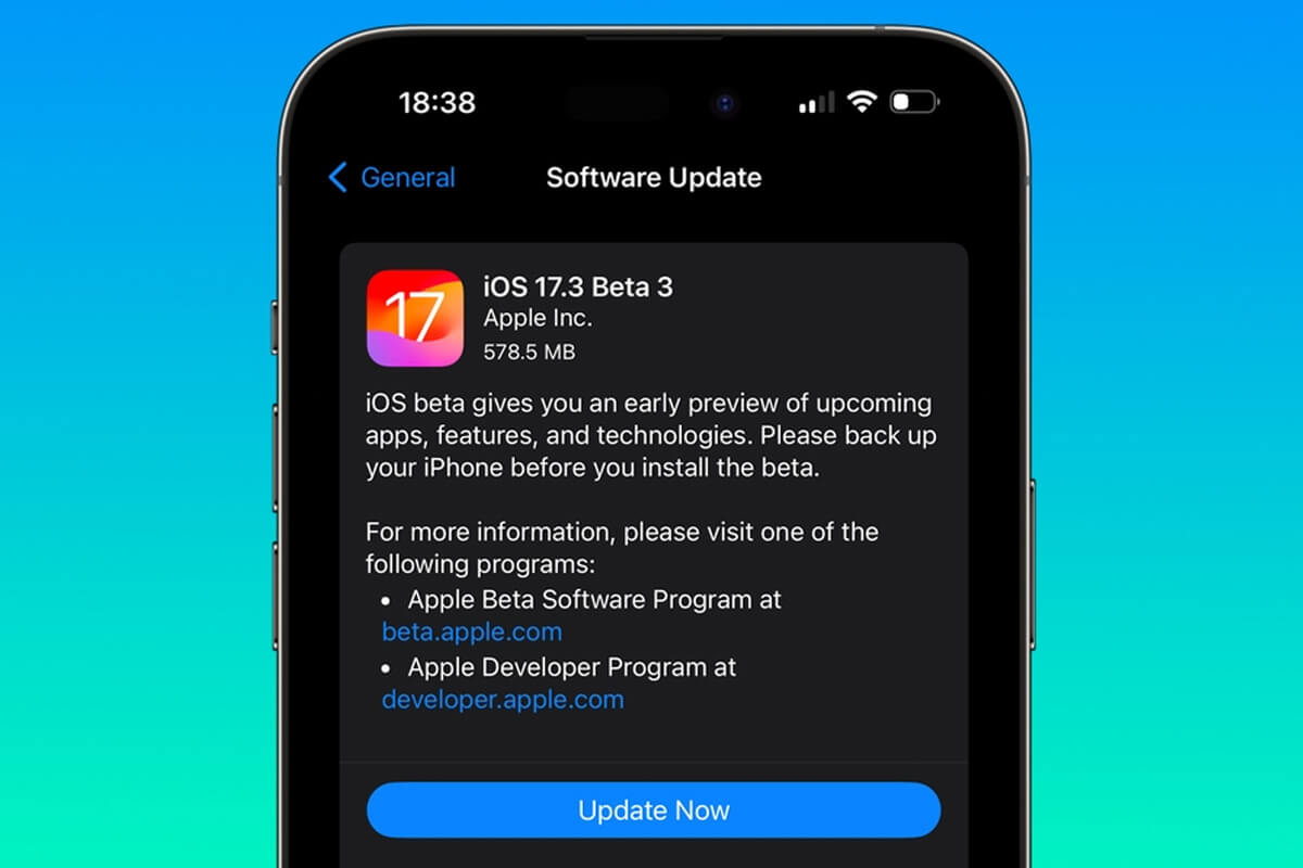 Apple bất ngờ phát hành iOS 17.3 và iPadOS 17.3 beta 3