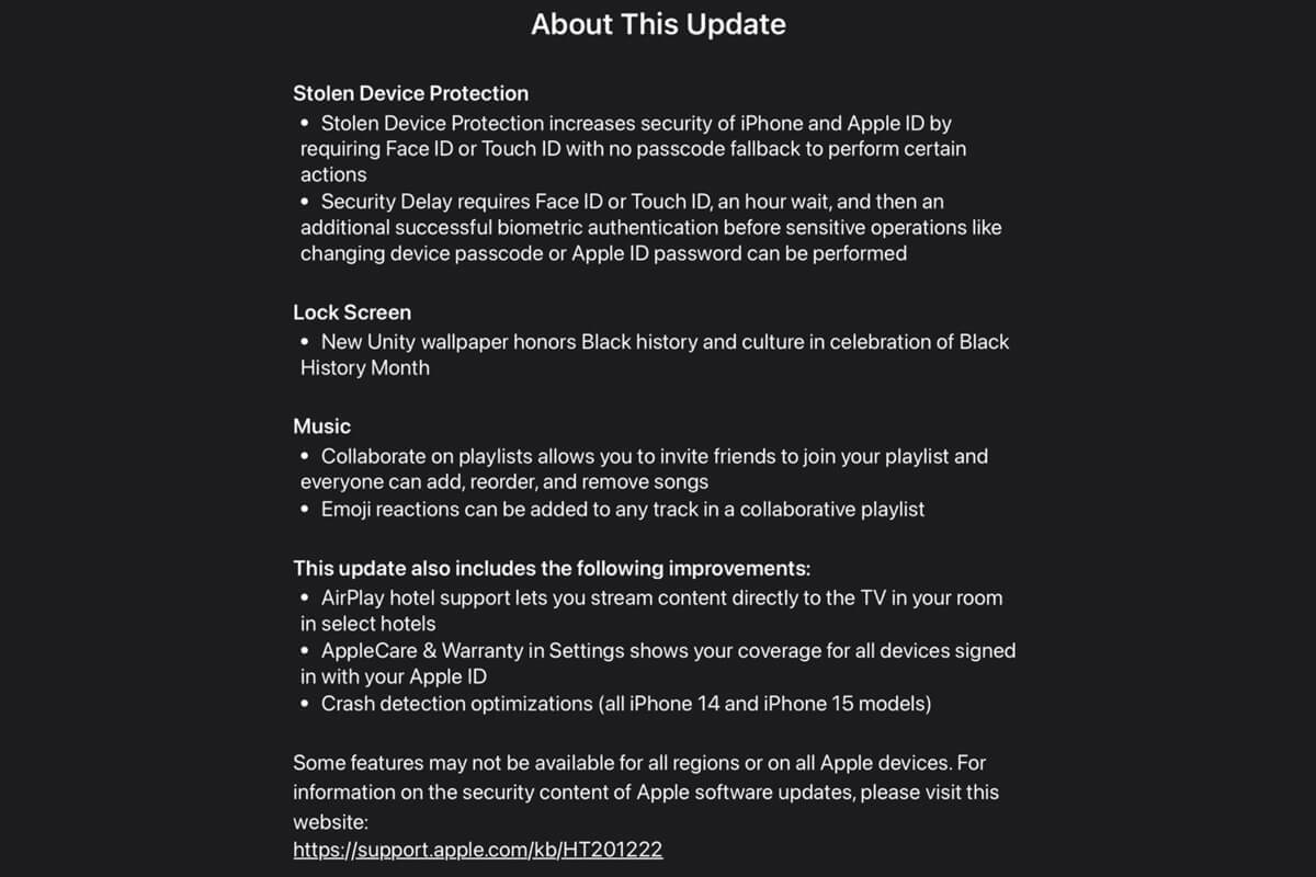 Apple ra mắt iOS 17.3 và iPadOS 17.3 RC, bản chính thức sắp trình làng - Hình 2 Apple ra mắt iOS 17.3 và iPadOS 17.3 RC, bản chính thức sắp trình làng - Hình 2