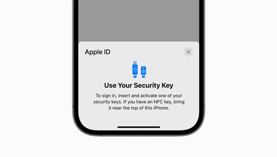 Kể từ iOS 16.3, iPhone sẽ có thêm tính năng Physical Security Key - Hình 1 Kể từ iOS 16.3, iPhone sẽ có thêm tính năng Physical Security Key - Hình 1
