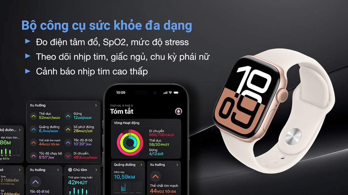 Apple Watch Series 10 GPS 46mm - Hình 3