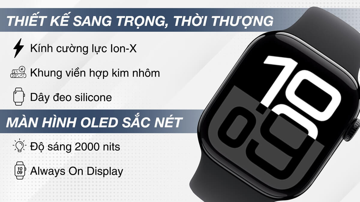 Apple Watch Series 10 LTE 42mm - Hình 1 Apple Watch Series 10 LTE 42mm - Hình 1