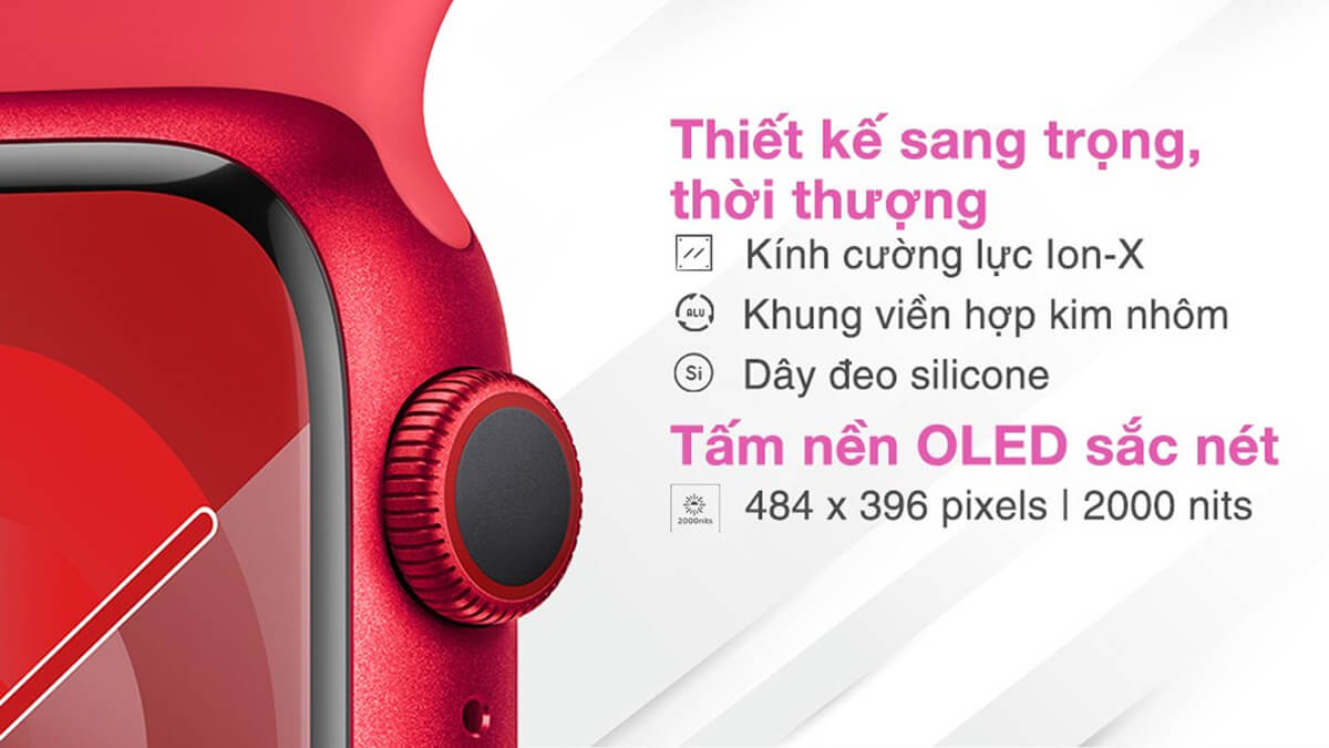 Apple Watch Series 9 LTE 45mm - Hình 1