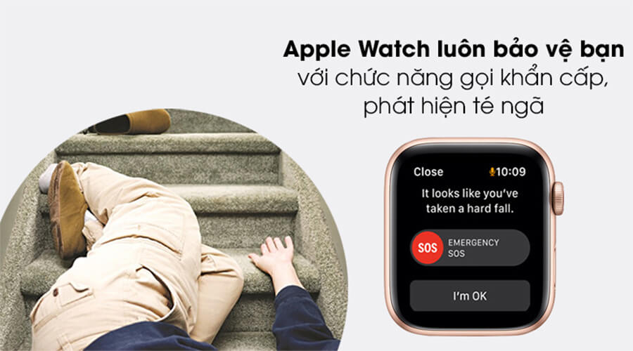 Apple Watch SE LTE 40mm NHÔM (Likenew 99%) - Phát hiện té nghã
