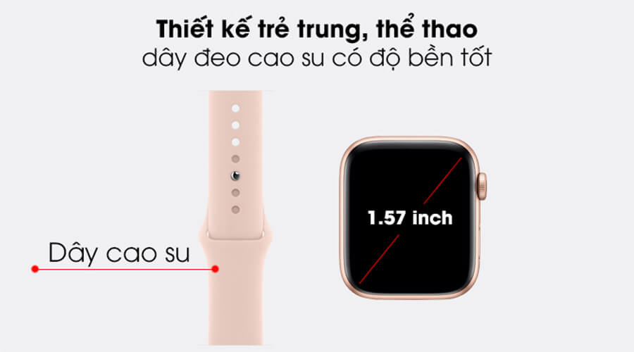 Apple Watch SE LTE 40mm NHÔM (Likenew 99%) - Thiết kế