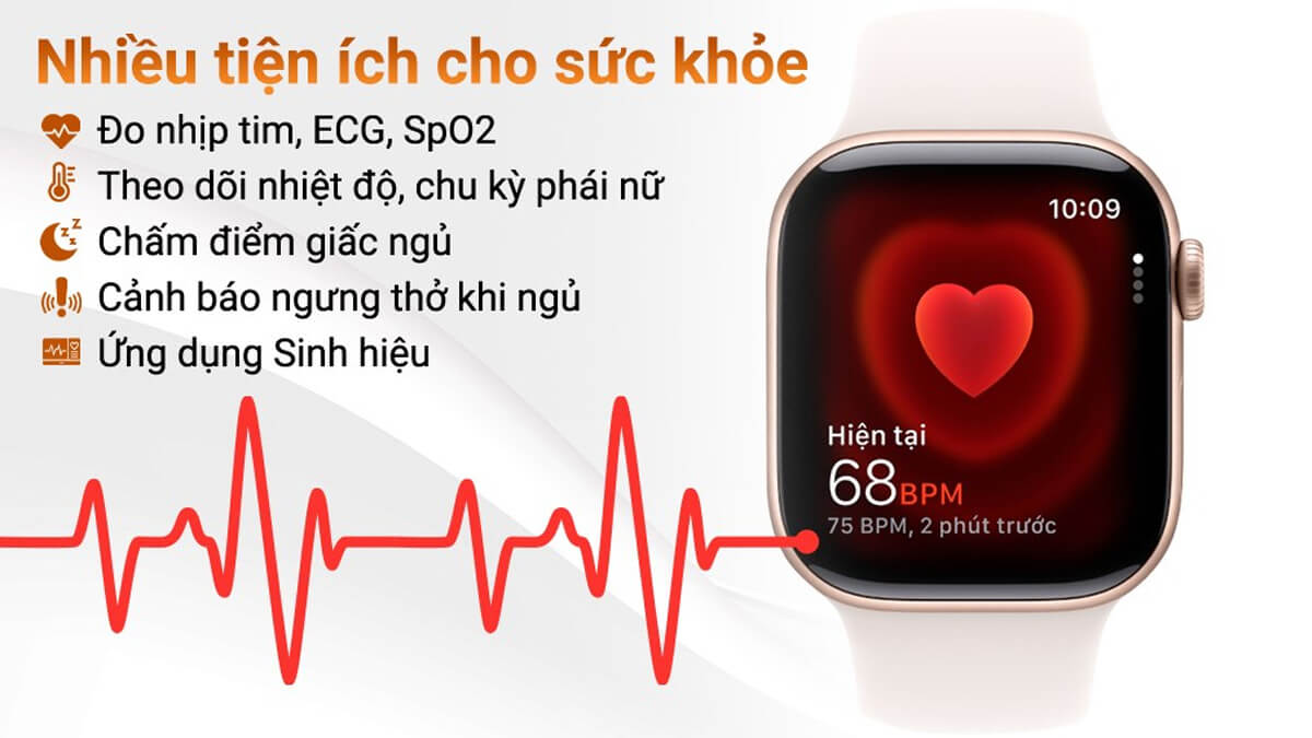 Apple Watch Series 11 - Theo dõi sức khỏe Apple Watch Series 11 - Theo dõi sức khỏe