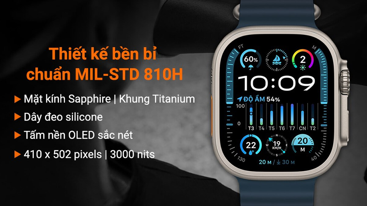 Apple Watch Ultra 2 LTE dây OCEAN - Hình 1 Apple Watch Ultra 2 LTE dây OCEAN - Hình 1