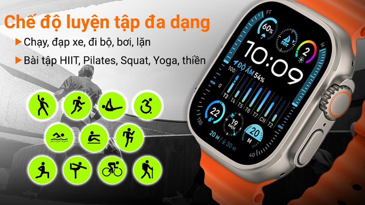 Apple Watch Ultra 2 LTE dây OCEAN - Hình 4 Apple Watch Ultra 2 LTE dây OCEAN - Hình 4