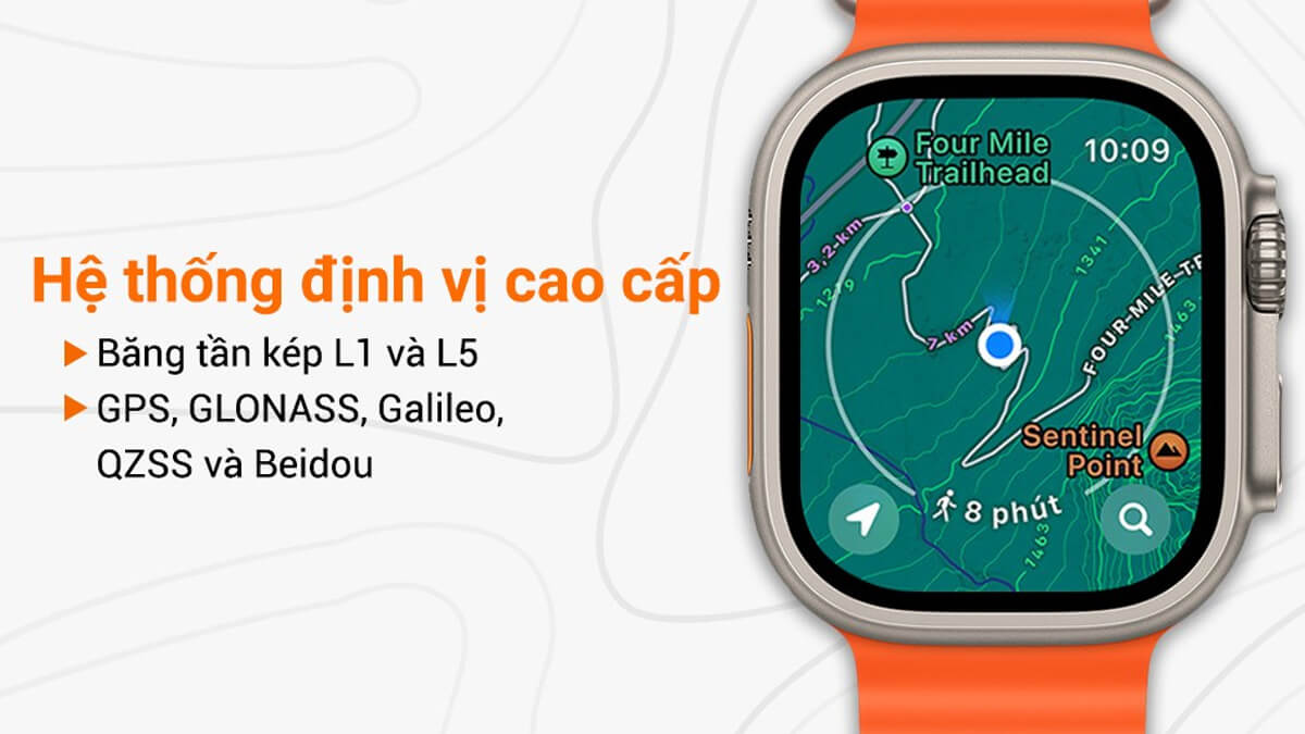 Apple Watch Ultra 2 LTE dây OCEAN - Hình 6 Apple Watch Ultra 2 LTE dây OCEAN - Hình 6