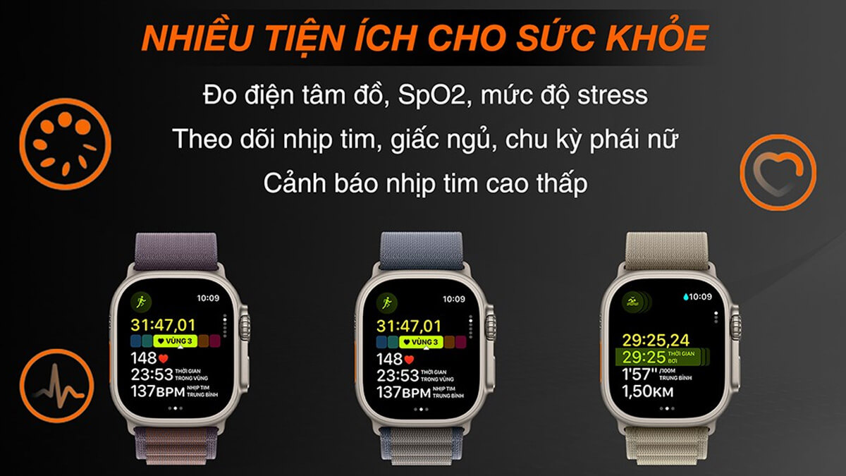 Apple Watch Ultra 2 LTE dây ALPINE - Hình 3 Apple Watch Ultra 2 LTE dây ALPINE - Hình 3