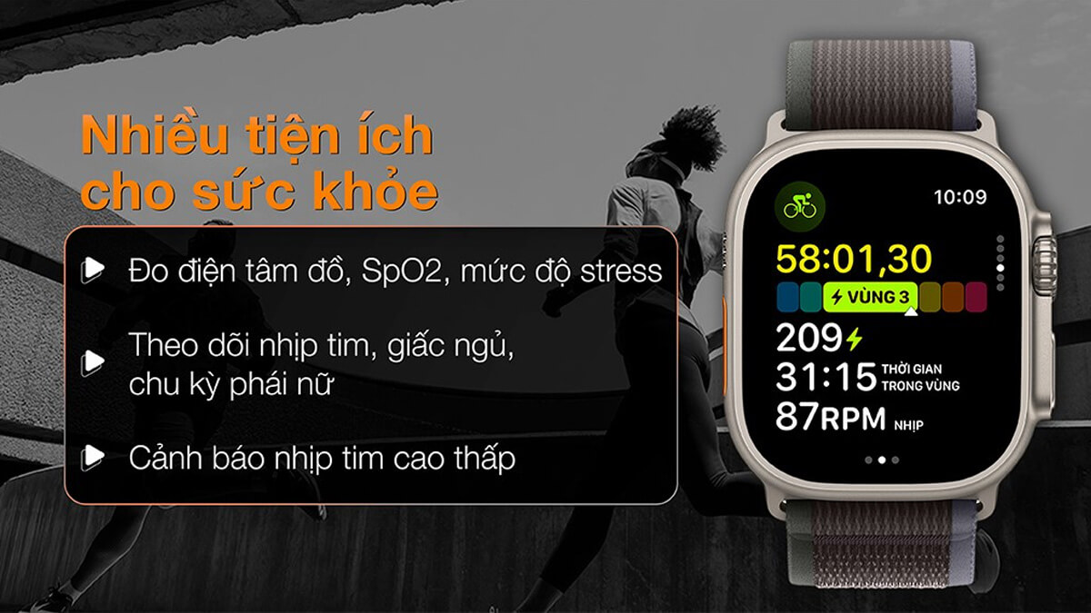 Apple Watch Ultra 2 LTE dây TRAIL - Hình 5 Apple Watch Ultra 2 LTE dây TRAIL - Hình 5