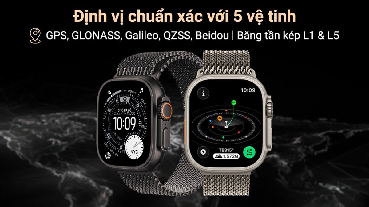 Apple Watch Ultra 3 - Định vị Apple Watch Ultra 3 - Định vị