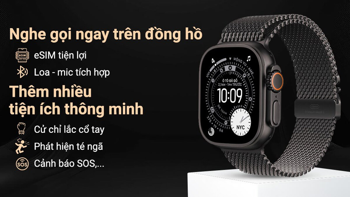 Apple Watch Ultra 3 - Tiện ích Apple Watch Ultra 3 - Tiện ích