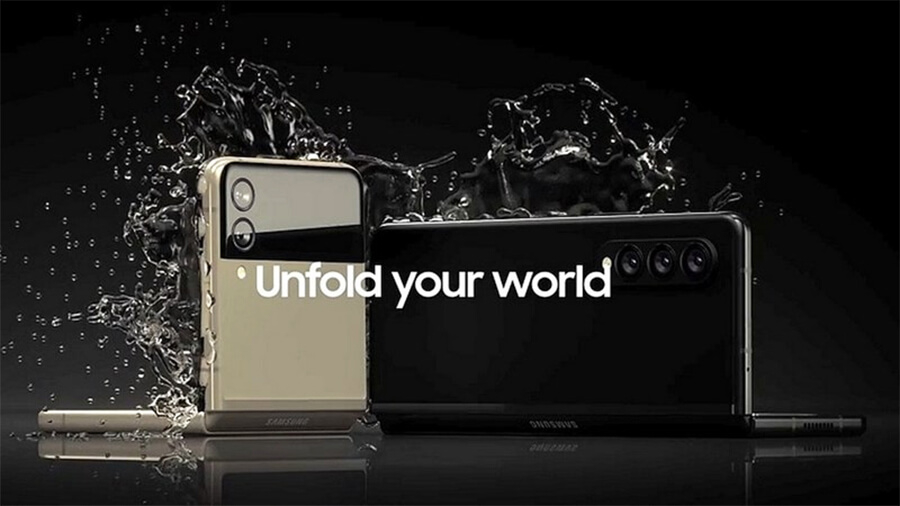 Bộ đôi Galaxy Z Flip 3 và Z Fold 3 lộ ảnh quảng cáo, xác nhận một tính năng mong đợi từ lâu