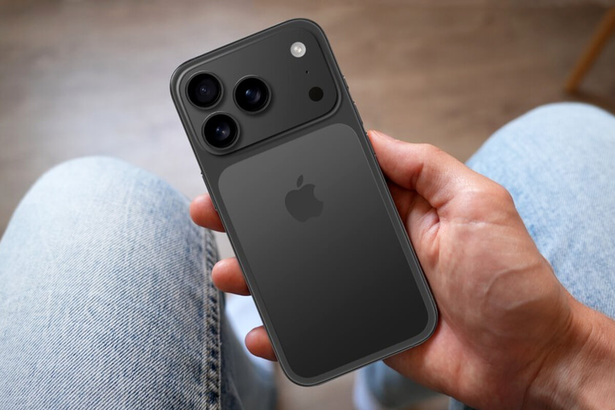 Vị trí logo Apple mới trên iPhone 17 Pro Vị trí logo Apple mới trên iPhone 17 Pro