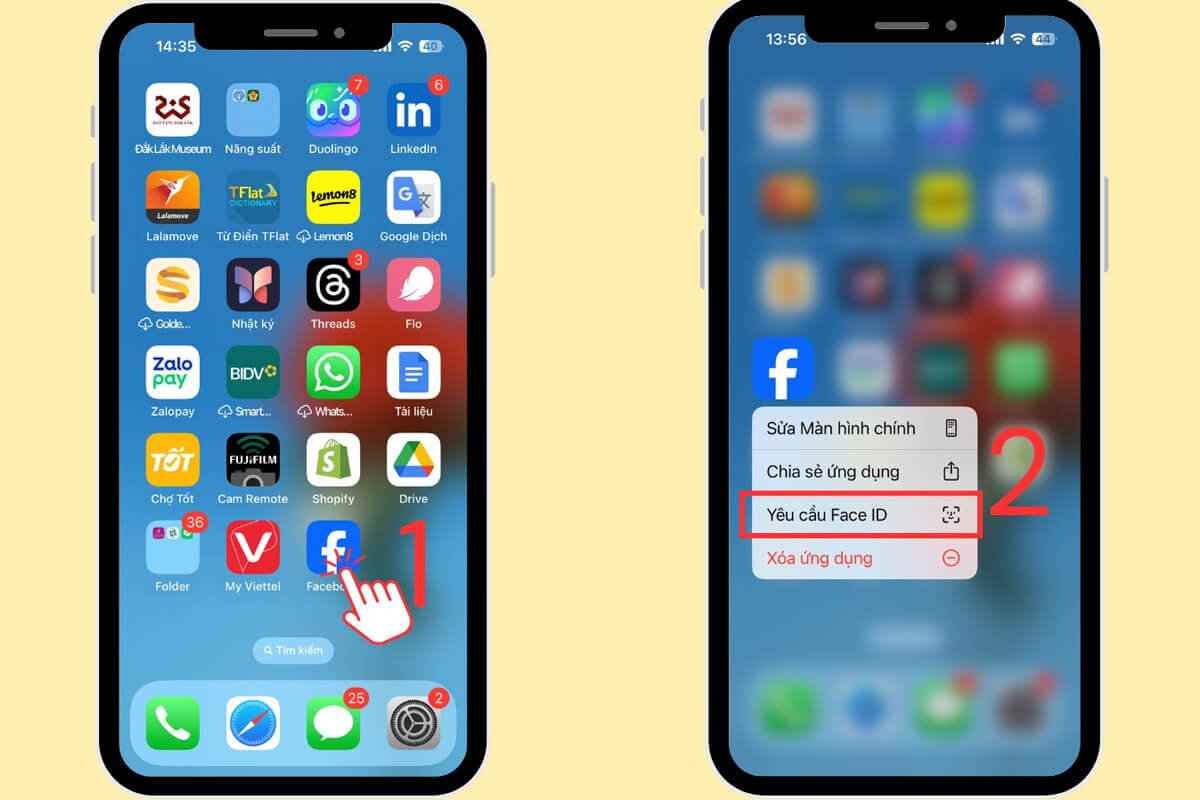 Cách ẩn và khóa ứng dụng trên iPhone, giải pháp bảo mật hiệu quả 2025 - Hình 1 Cách ẩn ứng dụng trên iPhone - Hình 1