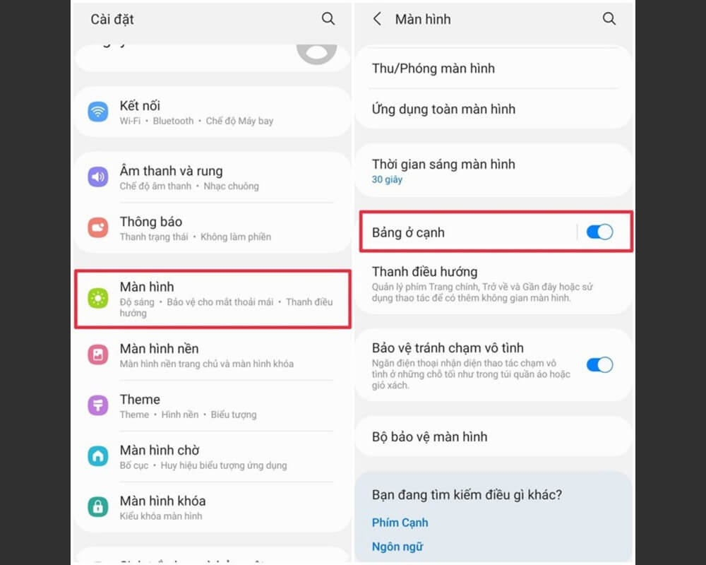 Hướng dẫn cách kích hoạt tính năng Cách bật bảng ở cạnh điện thoại Samsung - Hình 1