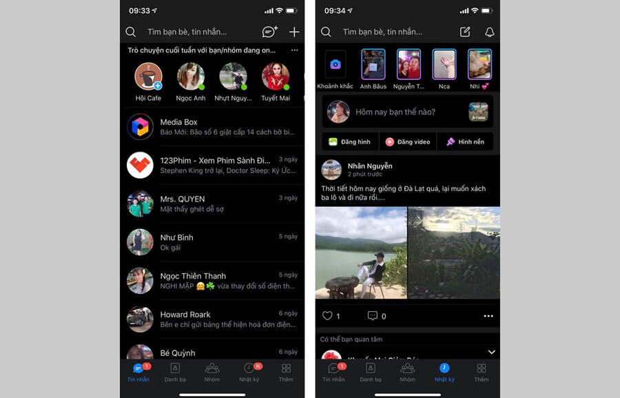 Cách bật chế độ Dark Mode cho Zalo trên iPhone - Hình 2