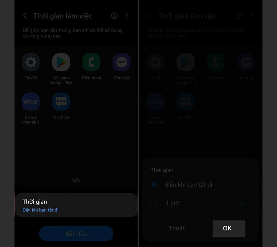 Cách bật chế độ tập trung (Focus Mode) trên điện thoại Samsung - Hình 3 Cách bật chế độ tập trung (Focus Mode) trên điện thoại Samsung - Hình 3