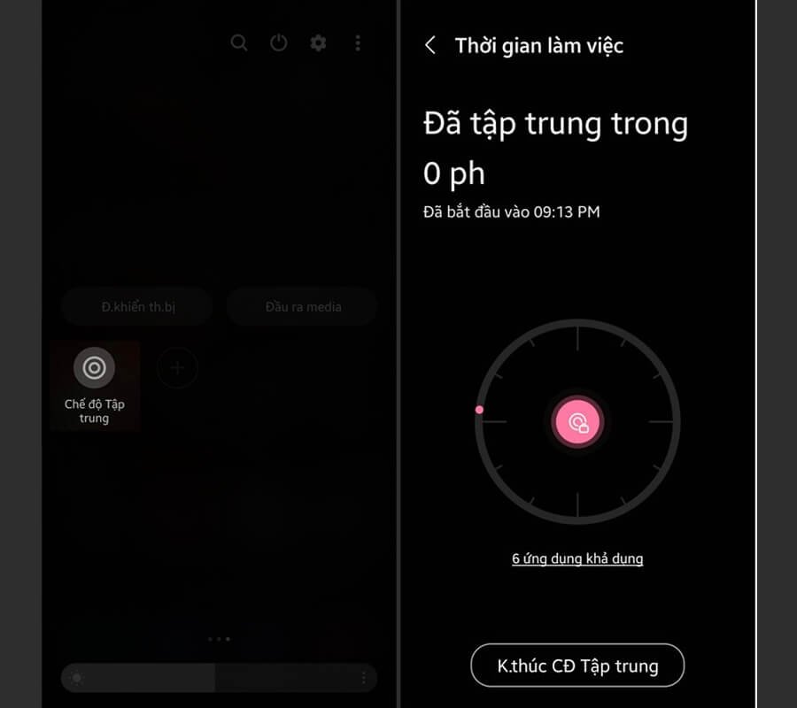 Cách bật chế độ tập trung (Focus Mode) trên điện thoại Samsung - Hình 5 Cách bật chế độ tập trung (Focus Mode) trên điện thoại Samsung - Hình 5