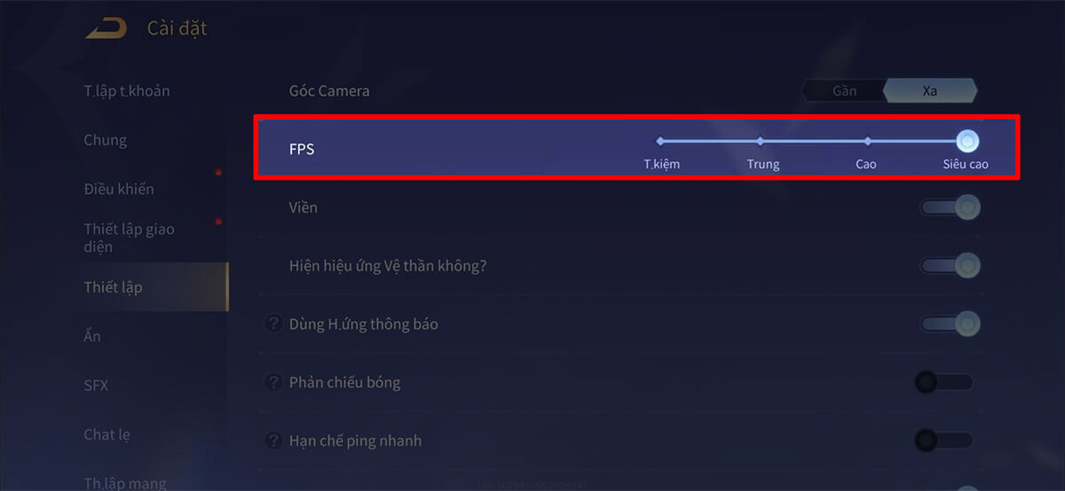 Cách bật FPS 120 Liên Quân Mobile trên Android và iPhone: mượt gấp đôi, leo rank gấp bội - Hình 5 Cách bật FPS 120 Liên Quân trên Android - Hình 5