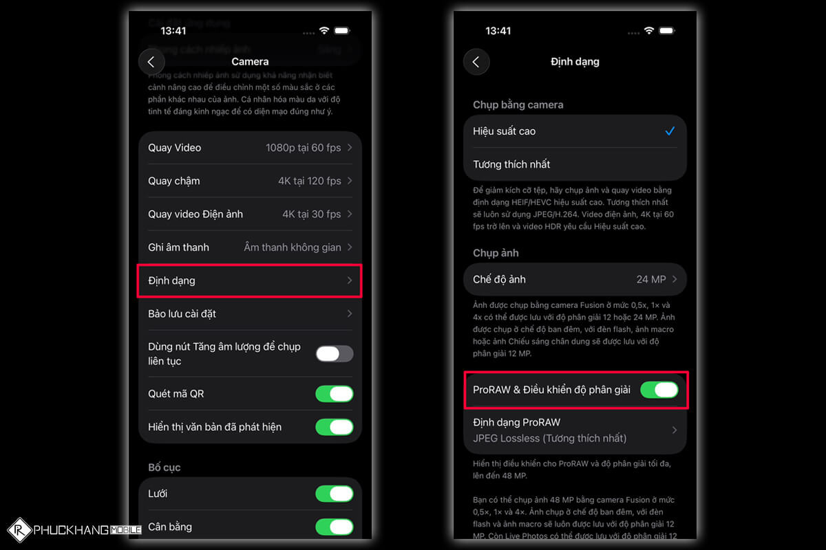 Cách bật ProRAW trên iPhone 17 - Hình 2