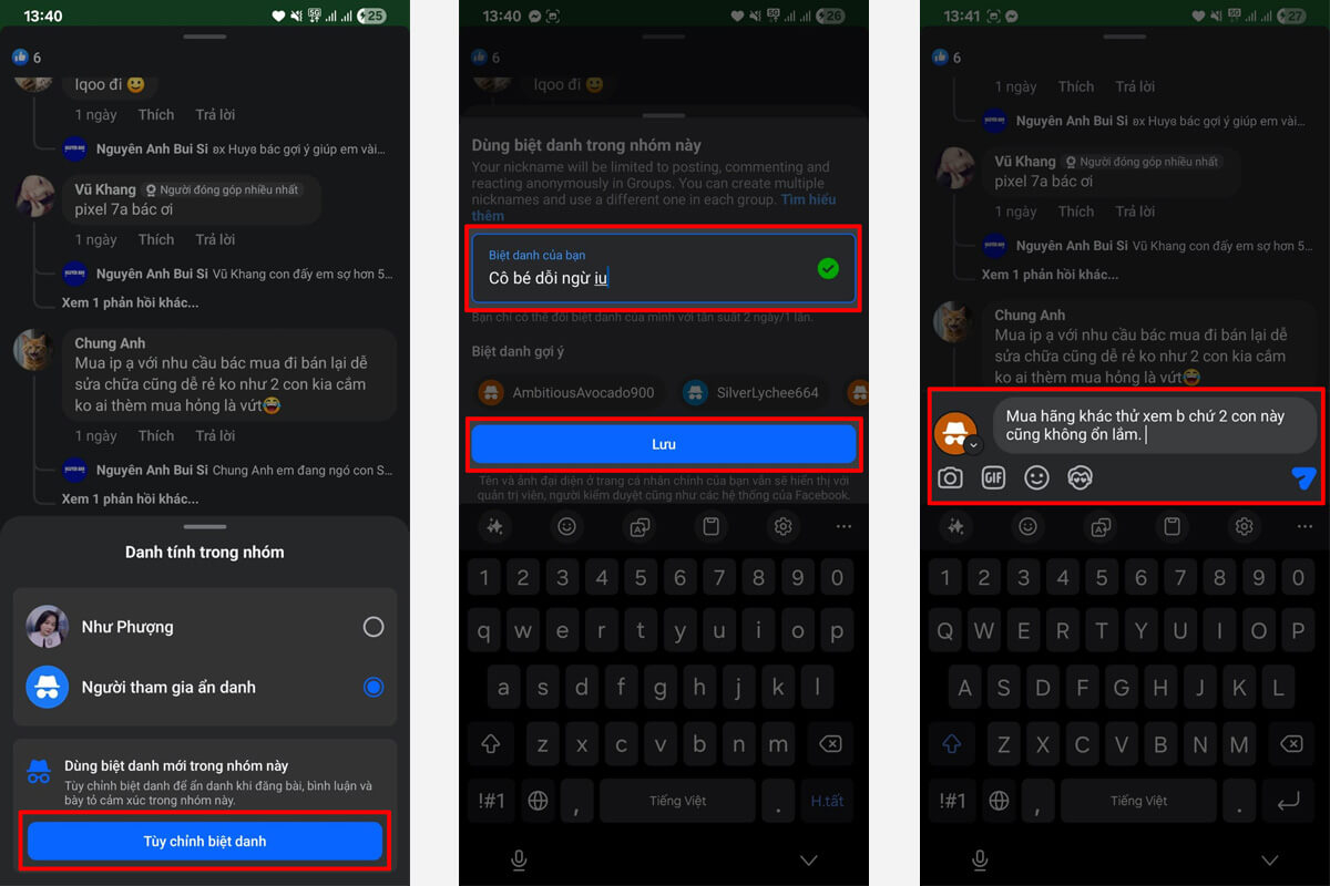 Cách bình luận bằng biệt danh trên Facebook - Hình 2