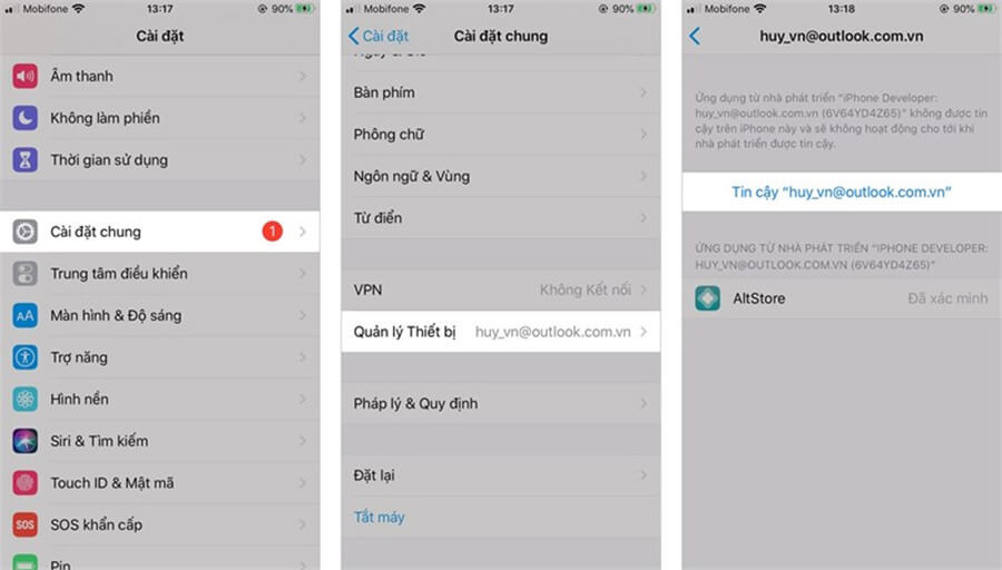 Cách cài AltStore cho iPhone mà không cần Jailbreak - Hình 4 Cách cài AltStore cho iPhone mà không cần Jailbreak - Hình 4