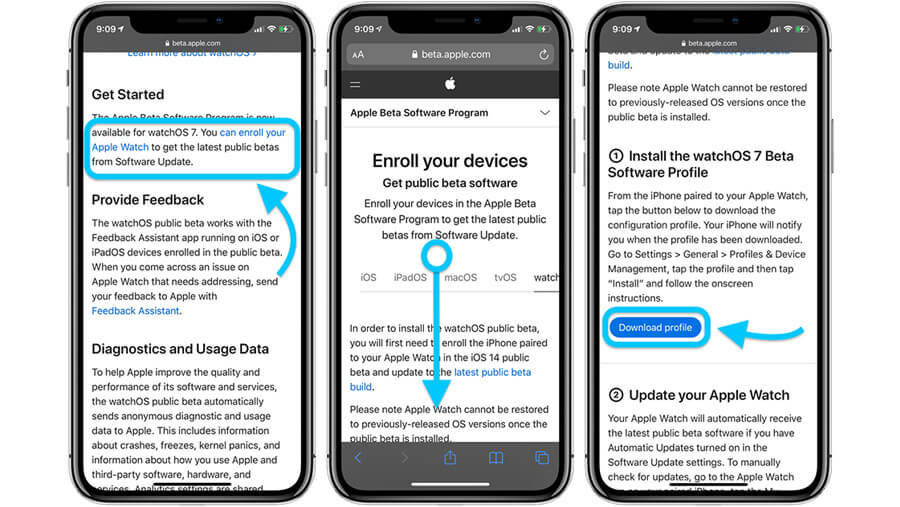 Cách cài đặt bản cập nhật watchOS 7 public beta cho Apple Watch - Hình 2 Cách cài đặt bản cập nhật watchOS 7 public beta cho Apple Watch - Hình 2