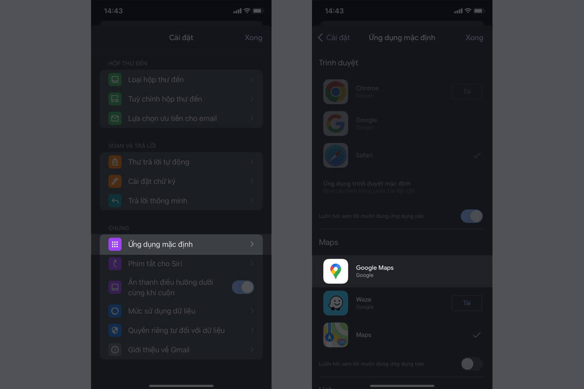 Cách biến Google Maps thành bản đồ mặc định trên iPhone chỉ với vài bước đơn giản, xem ngay - Hình 2 Cách biến Google Maps thành bản đồ mặc định trên iPhone - Hình 2