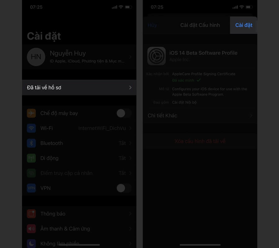 Cách cập nhật iOS 14.7 Beta 3 cho iPhone, giúp tăng hiệu năng và nhiều tính năng hấp dẫn - Hình 5