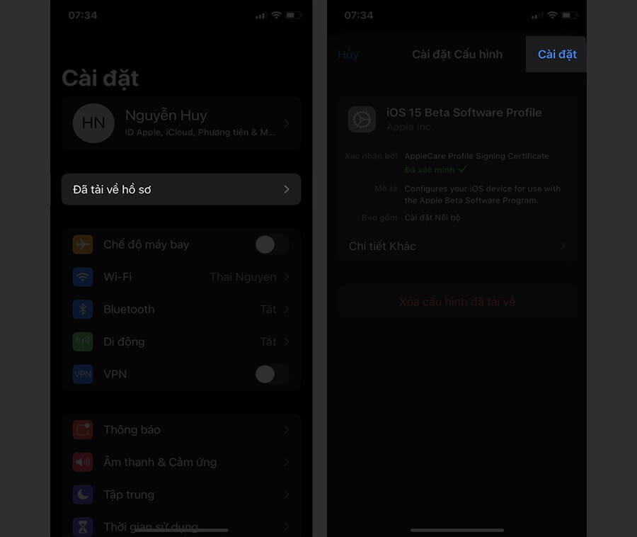 Cách cập nhật iOS 15 Beta 2 cho iPhone: Bổ sung nhiều tính năng mới cực hấp dẫn - Hình 7 Cách cập nhật iOS 15 Beta 2 cho iPhone: Bổ sung nhiều tính năng mới cực hấp dẫn - Hình 7
