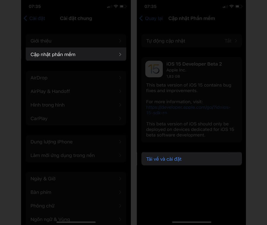 Cách cập nhật iOS 15 Beta 2 cho iPhone: Bổ sung nhiều tính năng mới cực hấp dẫn - Hình 9 Cách cập nhật iOS 15 Beta 2 cho iPhone: Bổ sung nhiều tính năng mới cực hấp dẫn - Hình 9