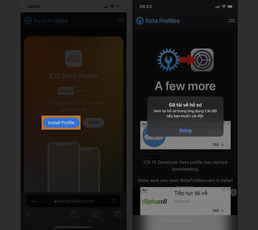 Cách cập nhật iOS 15 Beta 8 trên iPhone, cho bạn trải nghiệm trình duyệt mới mượt mà hơn - Hình 4
