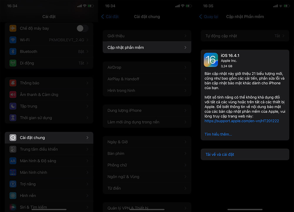 Cách cập nhật iOS 16.4.1 để khắc phục 2 lỗ hổng bảo mật quan trọng, sửa lỗi Siri và Emoji - Hình 2 Cách cập nhật iOS 16.4.1 để khắc phục 2 lỗ hổng bảo mật quan trọng, sửa lỗi Siri và Emoji - Hình 2