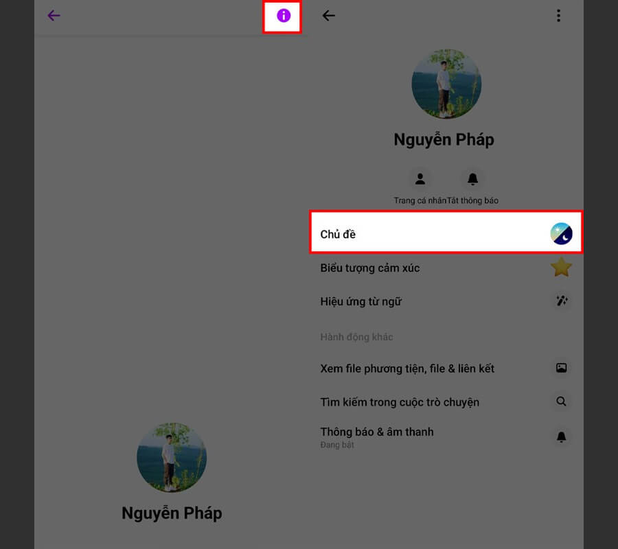 Cách chỉnh theme Messenger đổi màu theo thời gian dựa vào địa điểm - Hình 1 Cách chỉnh theme Messenger đổi màu theo thời gian dựa vào địa điểm - Hình 1