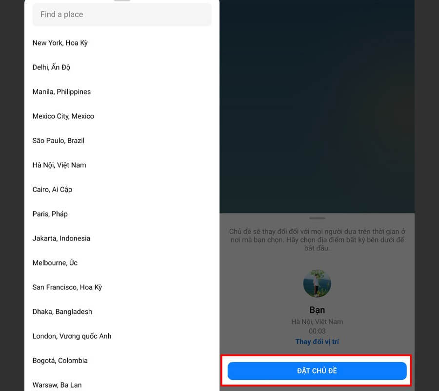 Cách chỉnh theme Messenger đổi màu theo thời gian dựa vào địa điểm - Hình 3 Cách chỉnh theme Messenger đổi màu theo thời gian dựa vào địa điểm - Hình 3