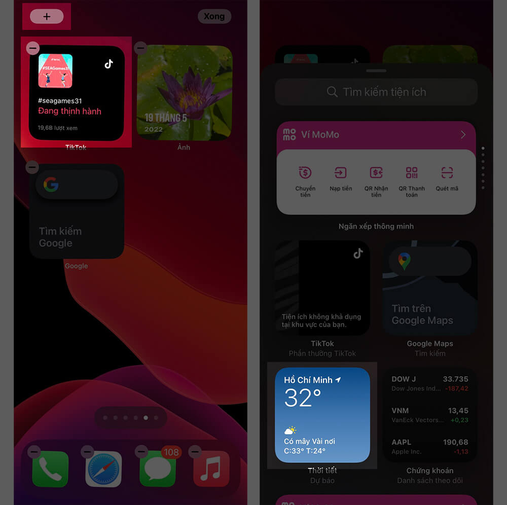 Hướng dẫn cách chồng widget trên iPhone để dùng được nhiều tiện ích hơn - Hình 1