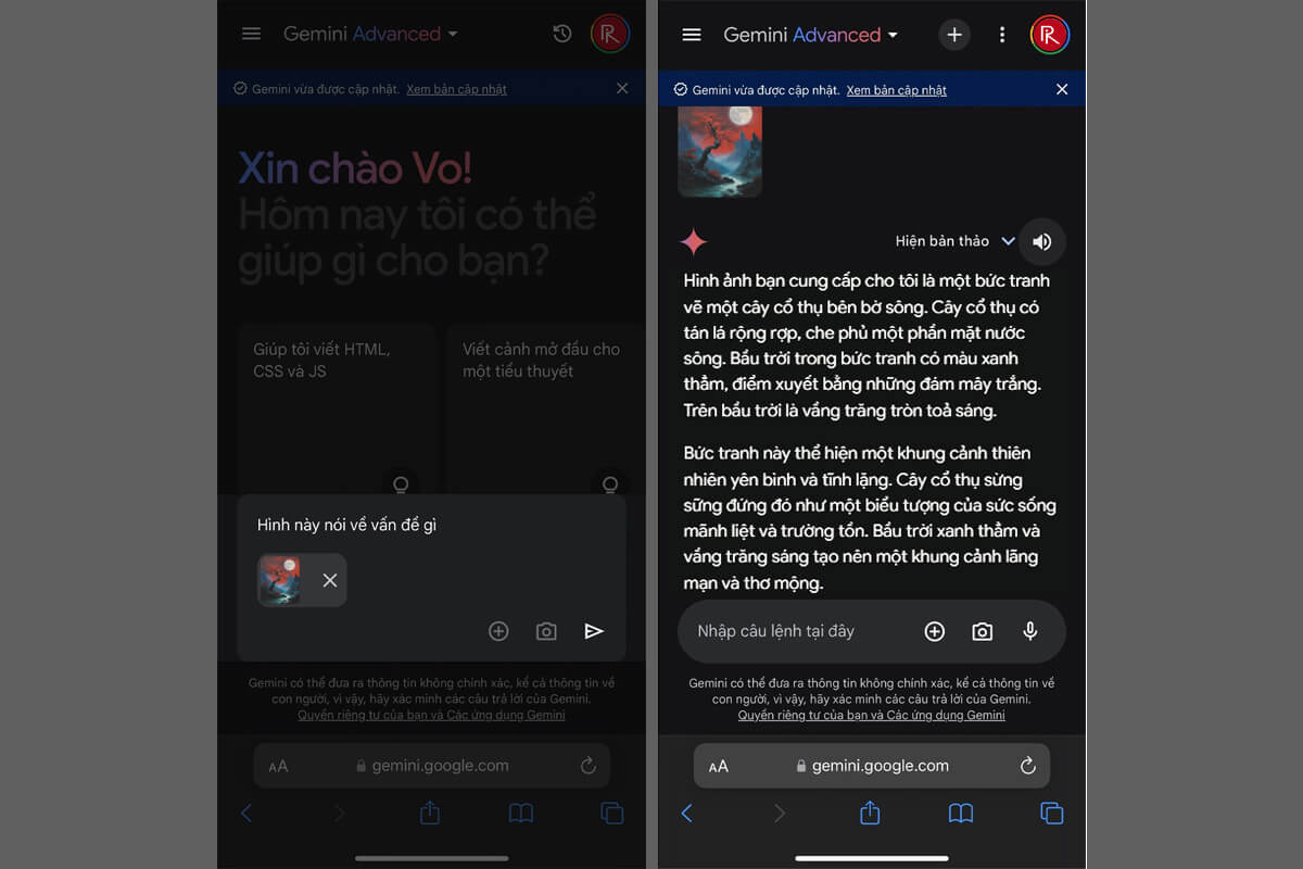 Cách chụp hình trực tiếp bằng Gemini Advanced - Hình 2