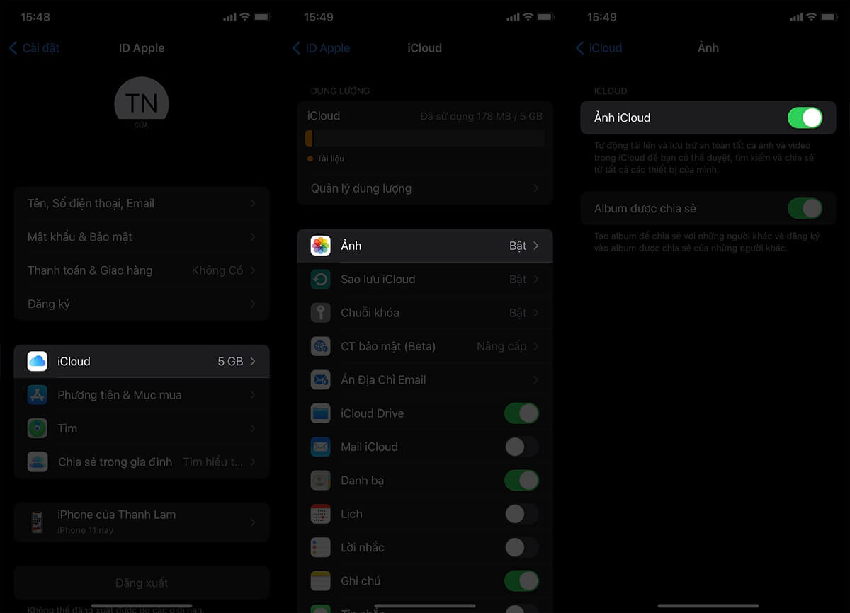 Hướng dẫn 5 cách chuyển ảnh từ iPhone cũ sang iPhone mới - Hình 3 Hướng dẫn 5 cách chuyển ảnh từ iPhone cũ sang iPhone mới - Hình 3