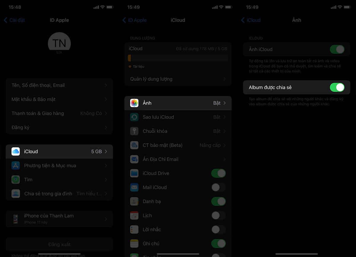 Hướng dẫn 5 cách chuyển ảnh từ iPhone cũ sang iPhone mới - Hình 6 Hướng dẫn 5 cách chuyển ảnh từ iPhone cũ sang iPhone mới - Hình 6